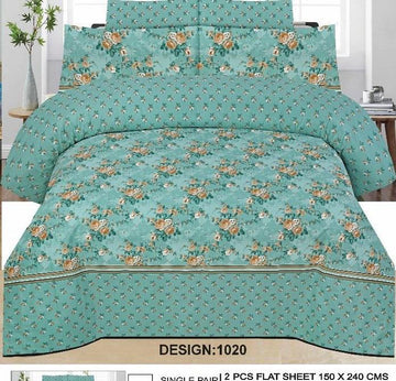 PC Cotton Bedsheet Set – Quality 7666 (3 PCS)