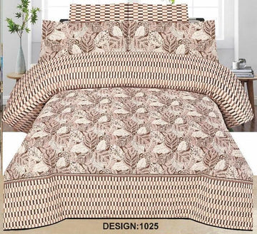 PC Cotton Bedsheet Set – Quality 7666 (3 PCS)
