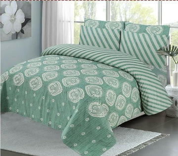 PC Cotton Bedsheet Set – Quality 7666 (3 PCS)