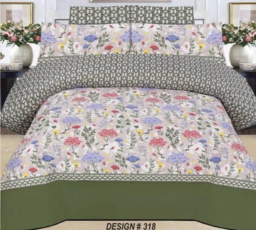 PC Cotton Bedsheet Set – Quality 7666 (3 PCS)