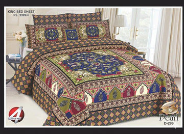 Pannal bed sheet 4p (3D)cotton