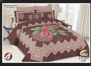 Pannal bed sheet 4p (3D)cotton