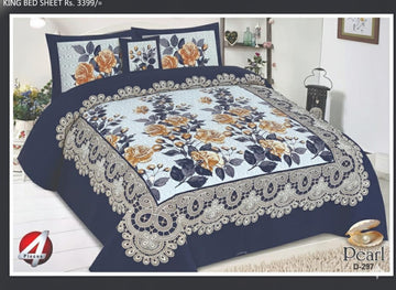 Pannal bed sheet 4p (3D)cotton