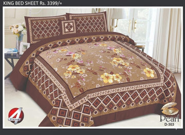 Pannal bed sheet 4p (3D)cotton