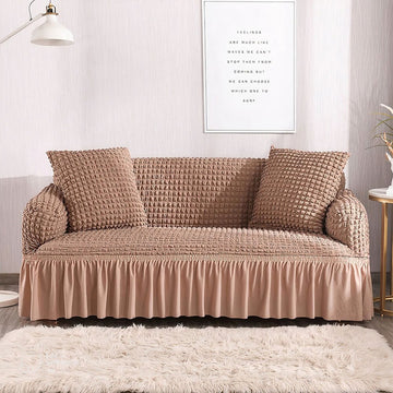 Bubble Sofa Covers Maroon