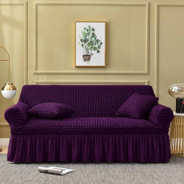 Bubble Sofa Covers Maroon